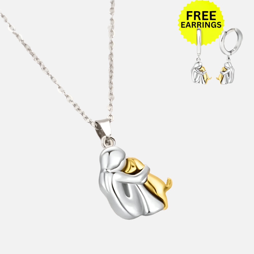 Wynter™ - Hug Pendant with Matching Ohrringe