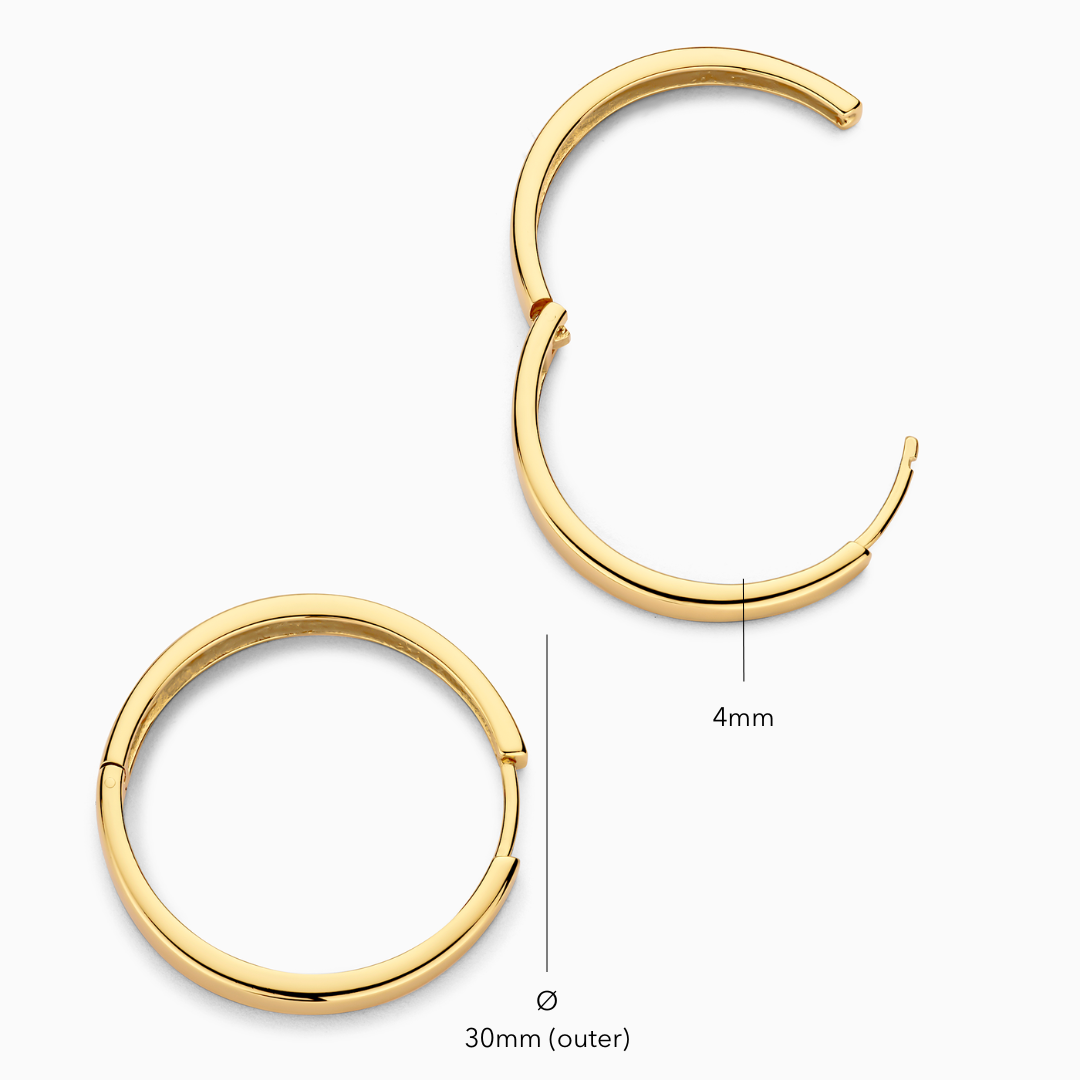 Gia Statement Creolen | Gold